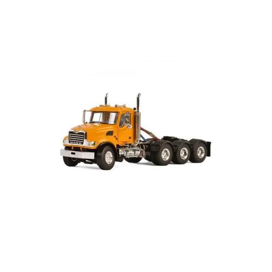 Imagem de Caminhãozinho Wsi 1 50 Mack Granite 4 Axle Solo Amarelo 332019