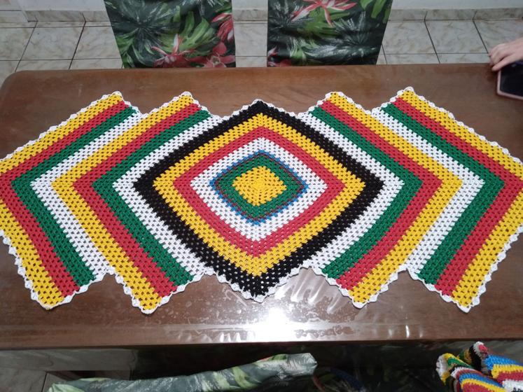 Imagem de Caminho de mesa multicor comprimento 1.40cm