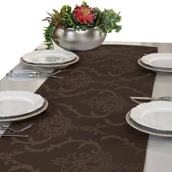 Imagem de Caminho Trilho De Mesa Decorativo 1,40m X 0,40m Jacquard