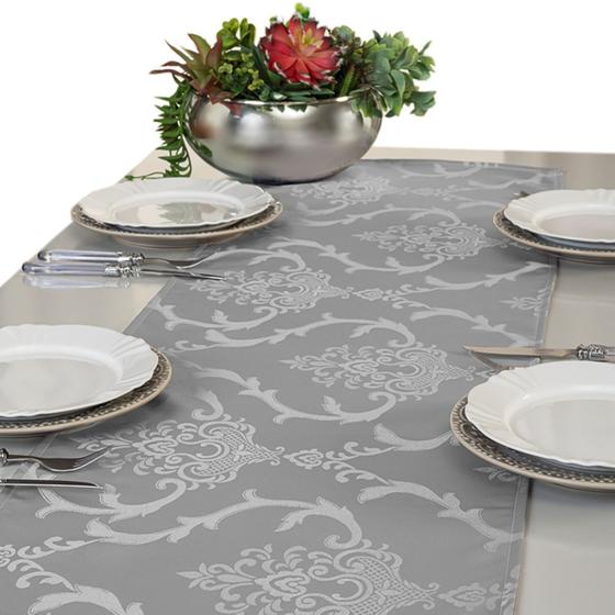 Imagem de Caminho Trilho De Mesa Decorativo Jacquard 1,40m X 0,40m