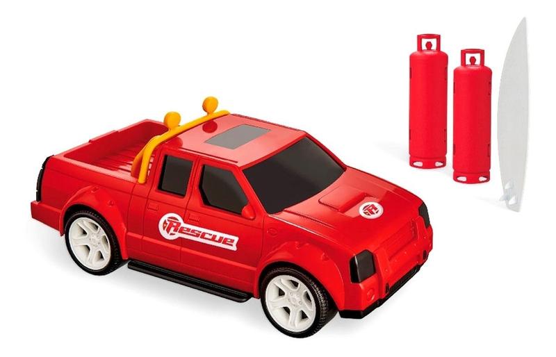 Imagem de Caminhonete Bombeiro Pick Up Rescue Team Usual Binquedos