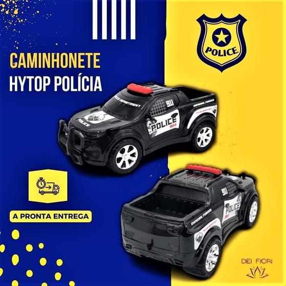 Imagem de Caminhonete Da Polícia Grande 38Cm PickUp Hytop Resgate Top