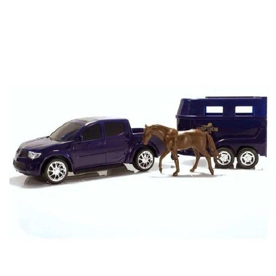 Imagem de Caminhonete Pick Up Com Cavalo 3+ - Roma Brinquedos