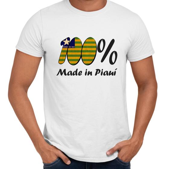 Imagem de Camisa 100% Made in Piauí Bandeira