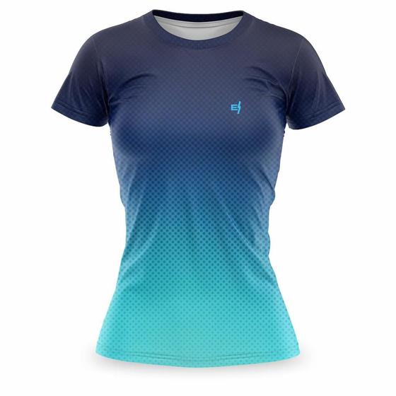 Imagem de Camisa Academia Feminina Camiseta Caminhada Treino Blusa Absorção Do Suor