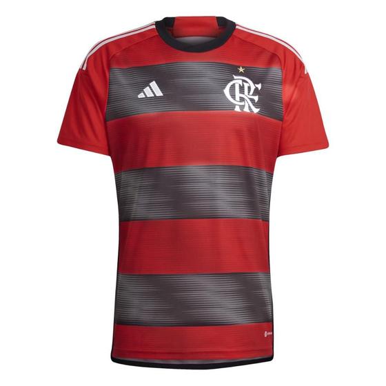 Camisa Adidas Cr Flamengo I 23 Masculino Menor preço em Camisa Adidas Cr Flamengo I 23 Masculino