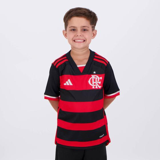 Imagem de Camisa Adidas Flamengo I 2024 Juvenil