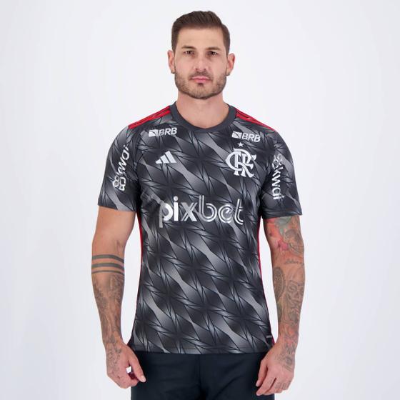 Imagem de Camisa Adidas Flamengo III 2024 Com Patrocínio