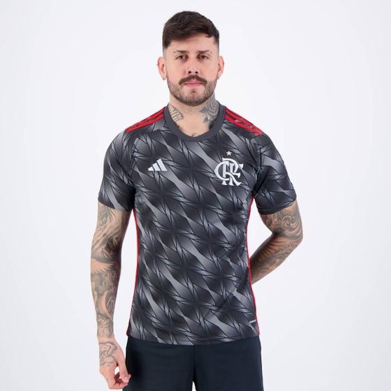 Camisa Adidas Flamengo III 2024 Menor preço em Camisa Adidas Flamengo III 2024