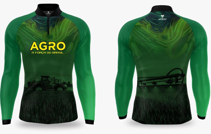 Imagem de Camisa Agro Matreiro Proteção UV50 - Dark Green Agropecuária