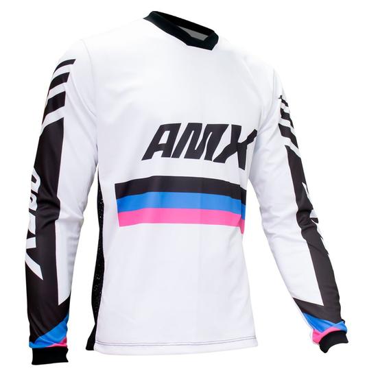 Imagem de Camisa Amx Prime One Branco Trilha Motocross