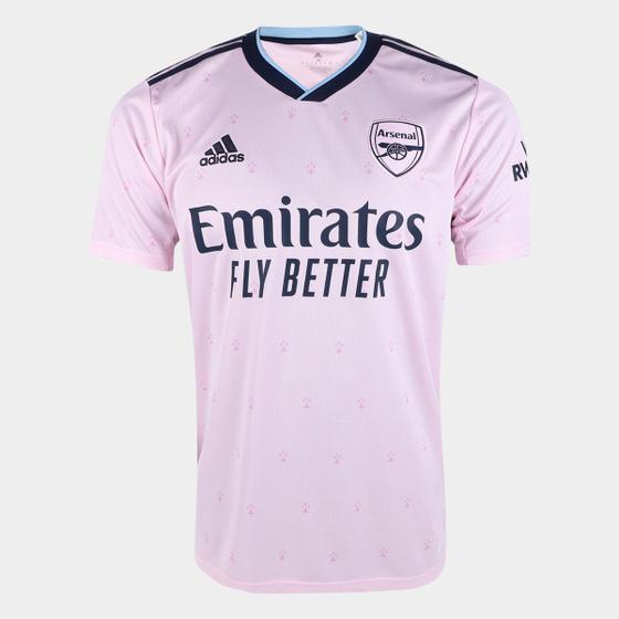 Camisa Arsenal III 22/23 s/n Jogador Adidas Masculina Menor preço em Camisa Arsenal III 22/23 s/n Jogador Adidas Masculina