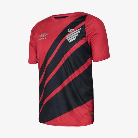 Imagem de Camisa Athletico Paranaense I 24/25 s/n Jogador Umbro Masculina - Vermelho+Preto