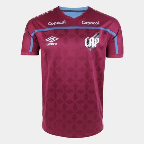 Imagem de Camisa Athletico Paranaense III 20/21 s/nº Umbro Comemorativa 125 Anos - Bordo+Azul