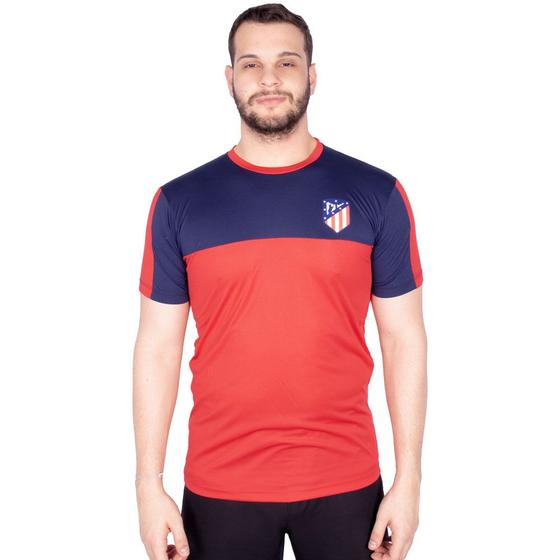 Imagem de Camisa Atlético Madrid Logo Azul e Vermelho