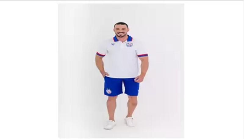 Imagem de Camisa Bahia Oficial Licenciada Esquadrão - Super Bolla polo