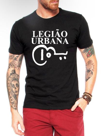 Imagem de Camisa Banda Legião Urbana Rock Camiseta Masculina