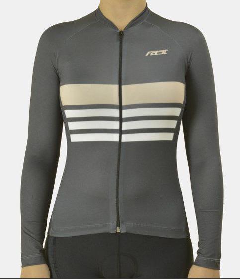Imagem de Camisa Base Fsc Grey FAST Ciclismo longa