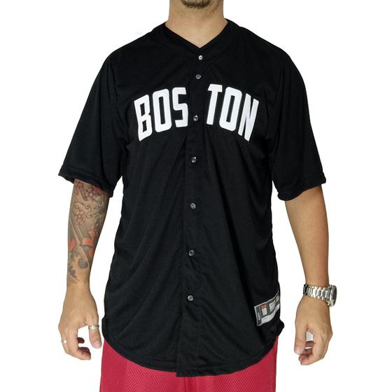 Camisa De Baseball Boston Camisa Baseball M10 Plus Size Boston