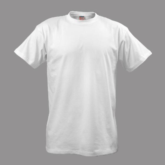 Imagem de Camisa Básica Branca 100% Algodão Fio 30 T-Shirt