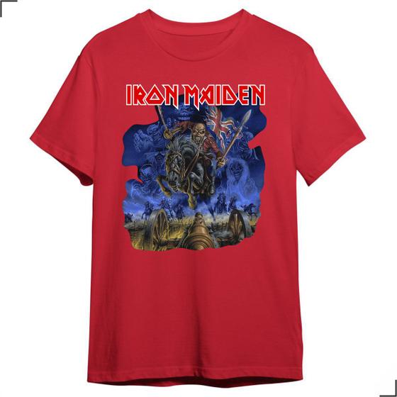 Imagem de Camisa Básica Iron Maiden Rock British Metal Banda Turne