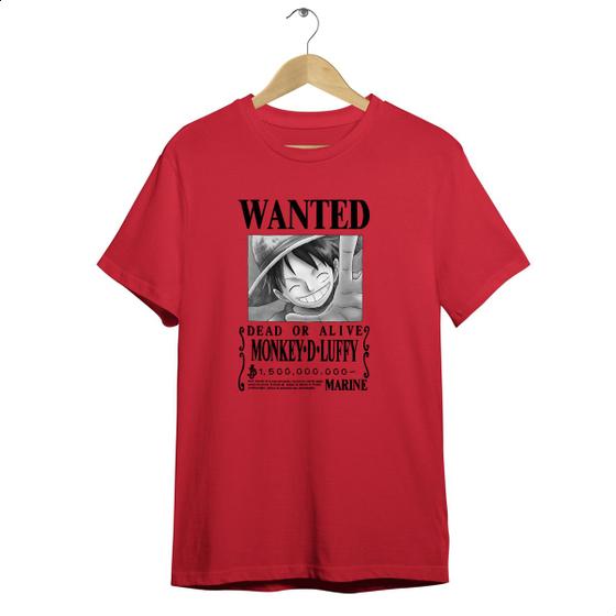 Imagem de Camisa Básica Luffy One Anime Piece Wanted Nika Luff Gear