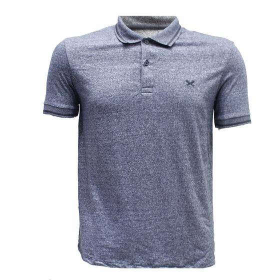 Imagem de Camisa Básica Masculina Polo Em Malha Texturizada - Cinza