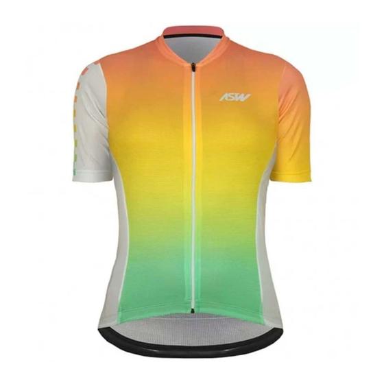 Imagem de  Camisa Bike ASW Versa Feminina Sunset Amarelo