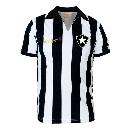 Camisa Botafogo 1962 Nilton Santos Retrô Oficial Menor preço em Camisa Botafogo 1962 Nilton Santos Retrô Oficial