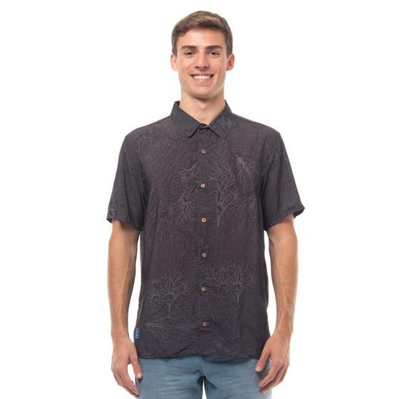 Imagem de Camisa Botão Masculina FreeSurf Corais