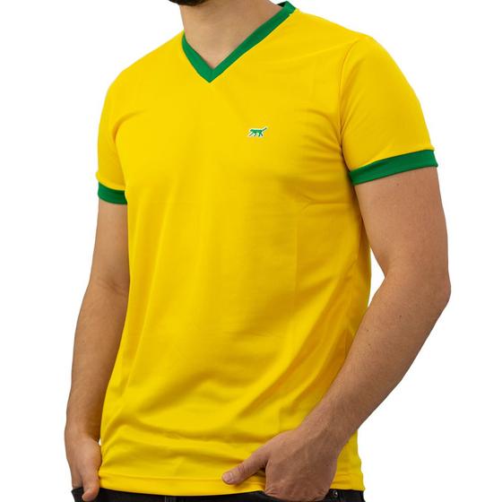 Imagem de Camisa Brasil Dry Fit 2022 Blusa Torcedor Brasileiro Camiseta Vai Brasil