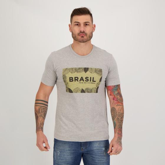 Imagem de Camisa Brasil Tropical Cinza