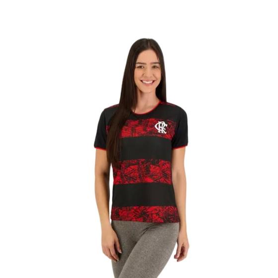 Imagem de Camisa Braziline Flamengo Poetry Feminina