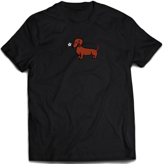 Imagem de Camisa Cachorro Salsicha Camiseta Salsichinha dog pet