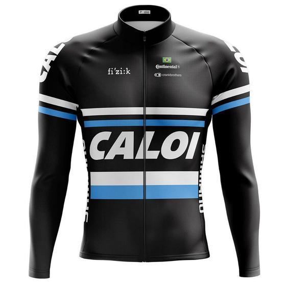 Camisa Caloi Manga Longa Bicicleta Ciclismo Dry Fit Mtb Ziper Menor preço em Camisa Caloi Manga Longa Bicicleta Ciclismo Dry Fit Mtb Ziper
