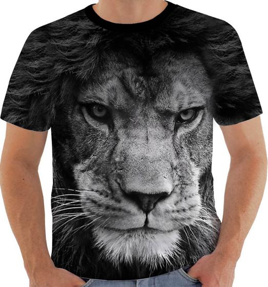 Imagem de Camisa Camiseta 7638 Leão lion judah rei selva