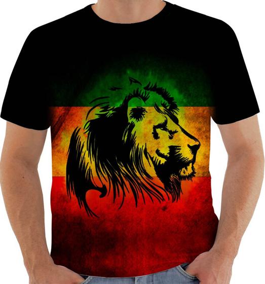 Imagem de Camisa Camiseta 7648 Leão lion judah rei selva