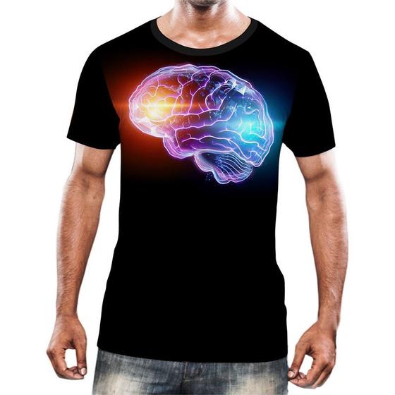 Imagem de Camisa Camiseta Cérebro Inteligência Mental Psicologia HD 14