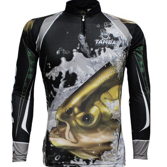 Imagem de Camisa Camiseta De Pesca Ciclismo Proteção Uv50 KFF304 GG