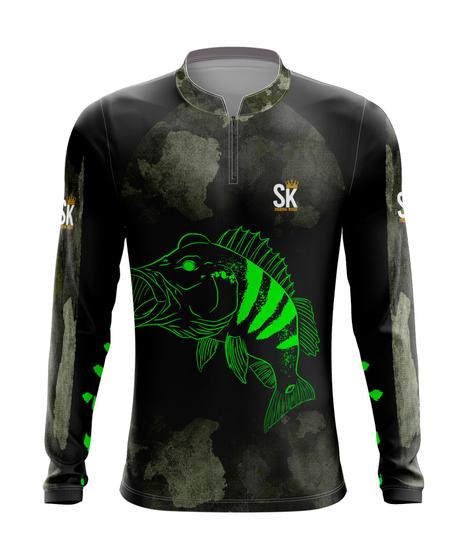 Imagem de Camisa Camiseta de pesca proteção UV50+ SK16