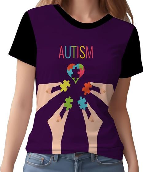 Imagem de Camisa Camiseta Espectro Autista Autismo Neurodiversidade Amor 23