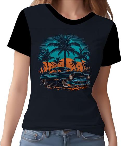 Imagem de Camisa Camiseta Estampadas Carros Moda Cenário Praia HD 3