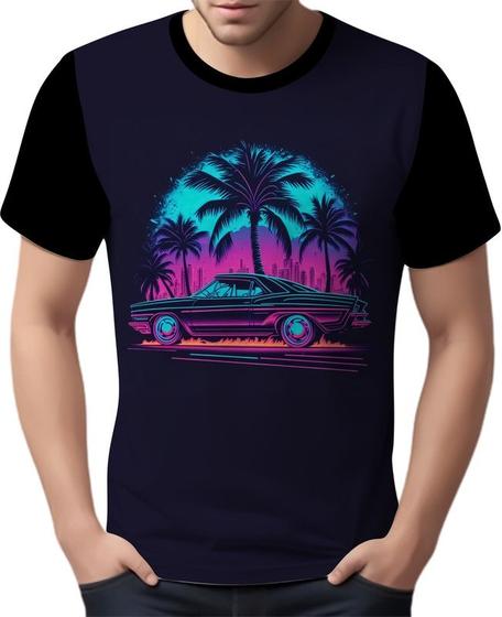 Imagem de Camisa Camiseta Estampadas Carros Moda Cenário Praia HD 5