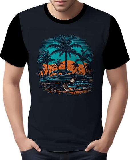 Imagem de Camisa Camiseta Estampadas Carros Moda Cenário Praia HD 6