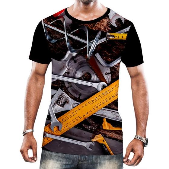 Imagem de Camisa Camiseta Ferramentas Marcenaria Carros Profissão 7