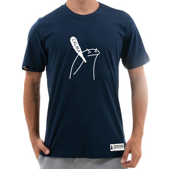 Imagem de Camisa Camiseta Flork Meme Gosto De Resolver Tudo Com Calma
