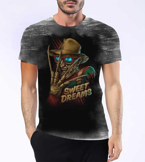 Berenjena Obstinado vulgar Camisa Camiseta Freddy Krueger Pesadelos Assassino Sonhos 2 - Estilo Kraken  - Camiseta Feminina - Magazine Luiza