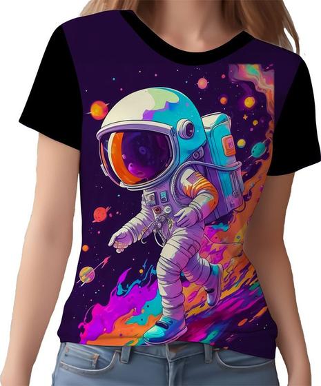 Imagem de Camisa Camiseta Galaxias Astronauta Marte Lua Planetas 8