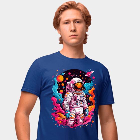 Imagem de Camisa Camiseta Genuine Grit Masculina Estampada Algodão 30.1 Astronaut Grit