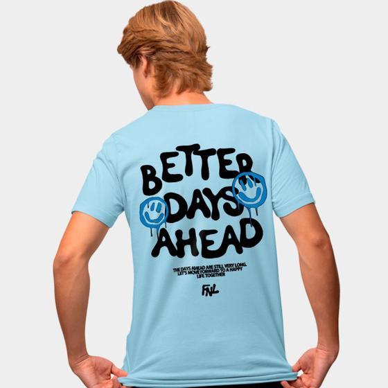 Imagem de Camisa Camiseta Genuine Grit Masculina Estampada Algodão 30.1 Better Days Ahead